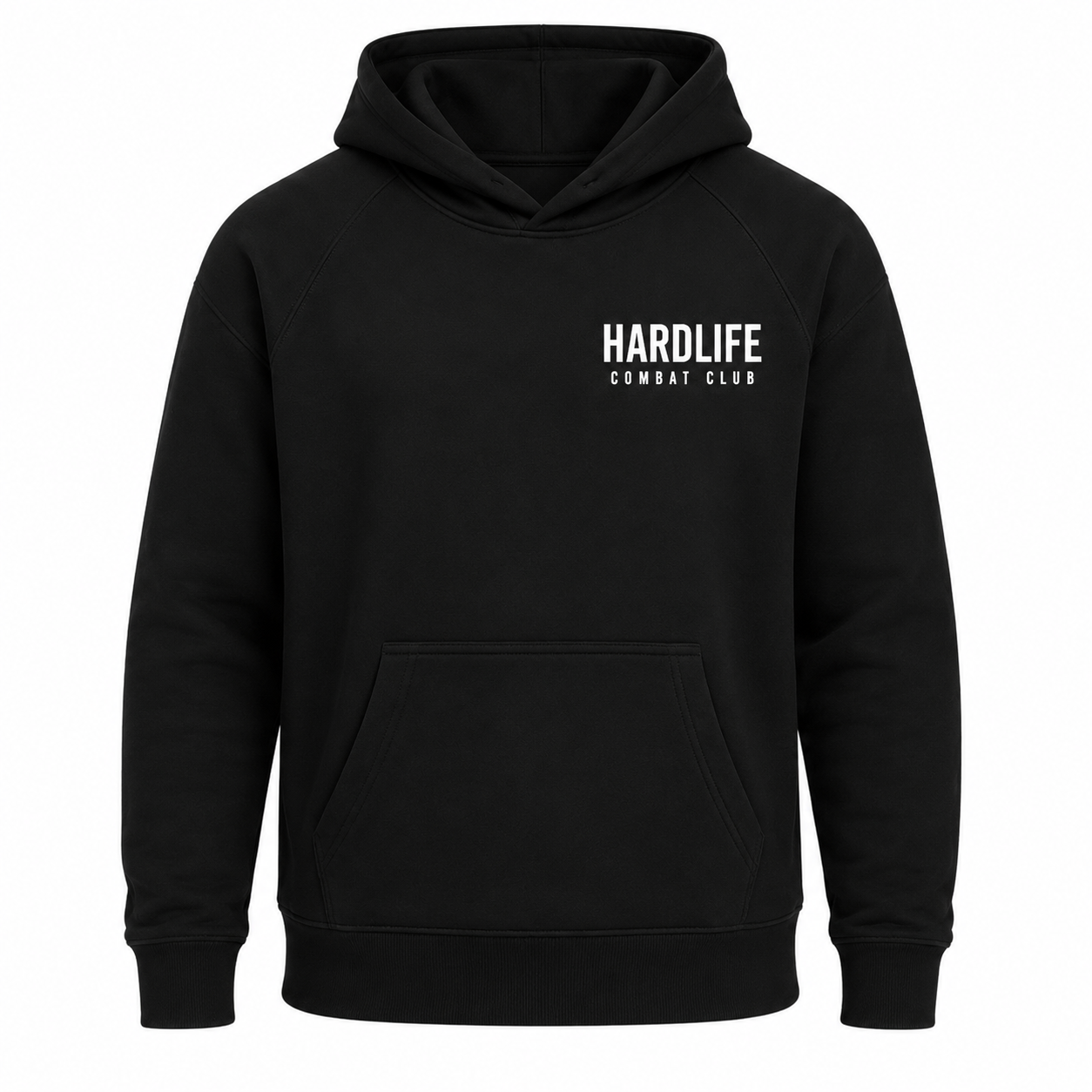 HardLife Combat Club Black Hoodie