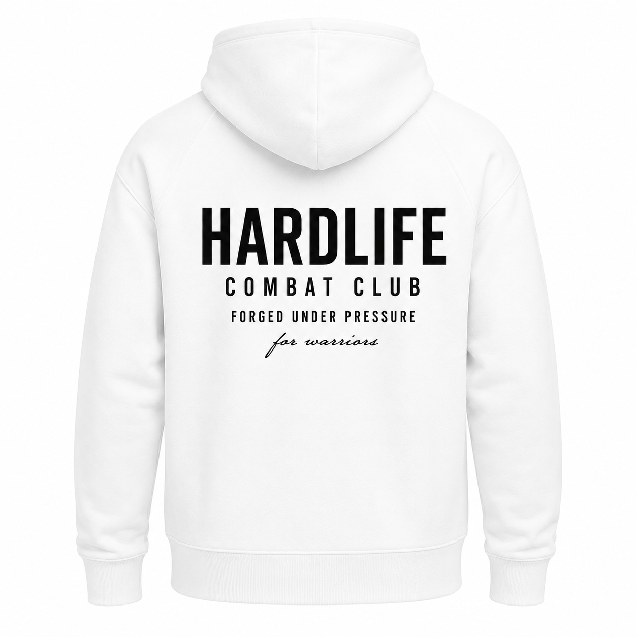 HardLife Combat Club Kids White Hoodie