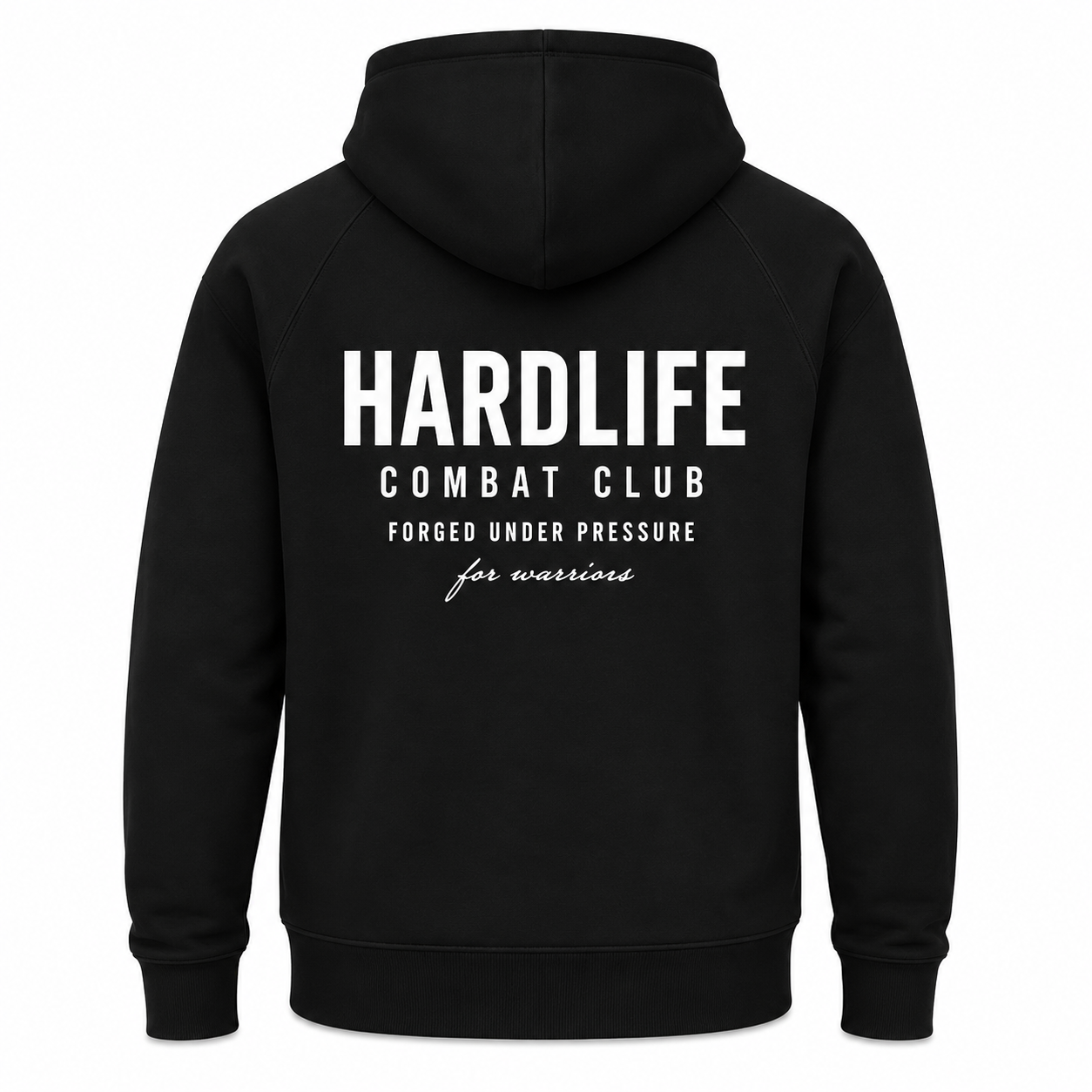HardLife Combat Club Black Hoodie