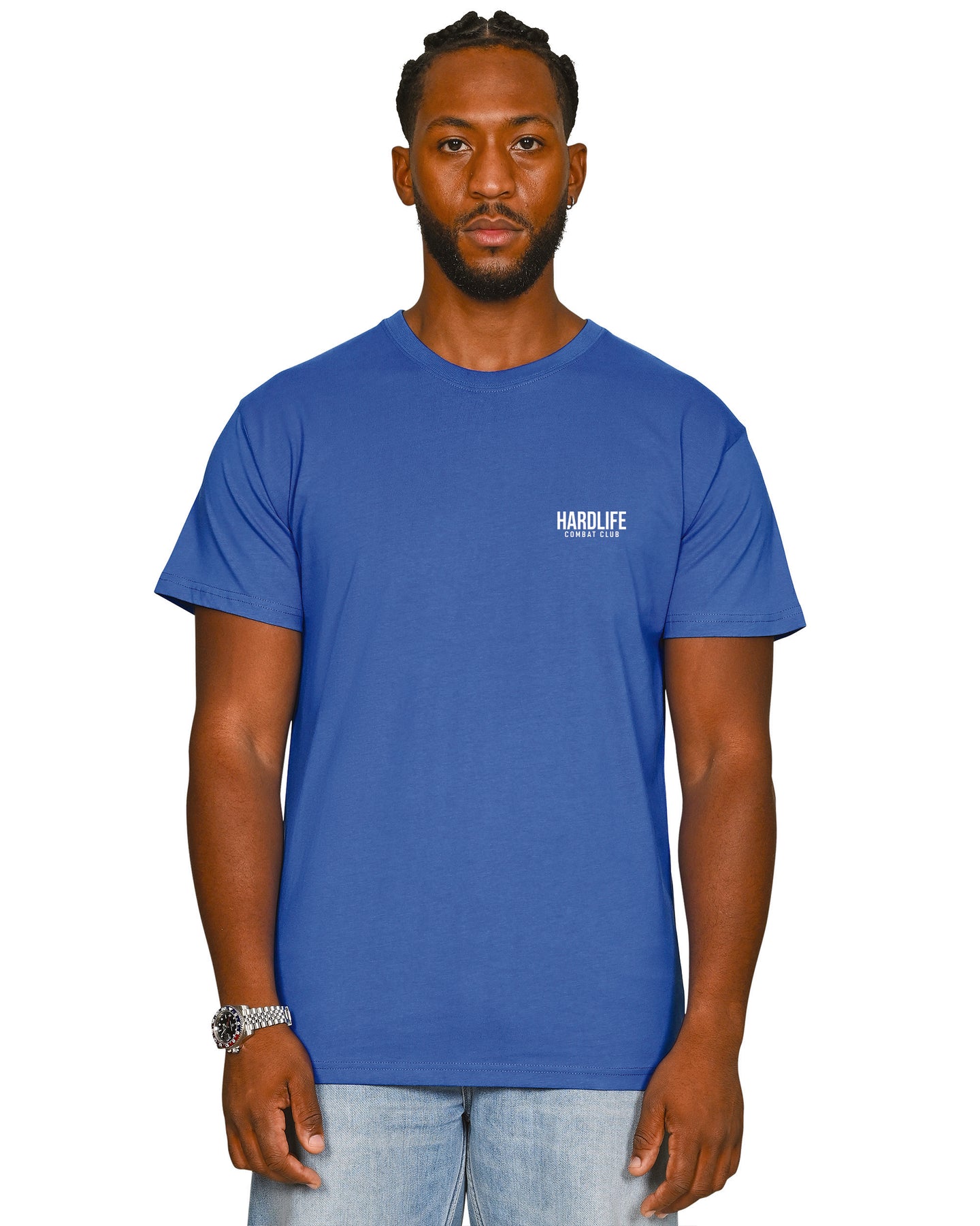 HardLife Combat Club Royal Blue T-Shirt
