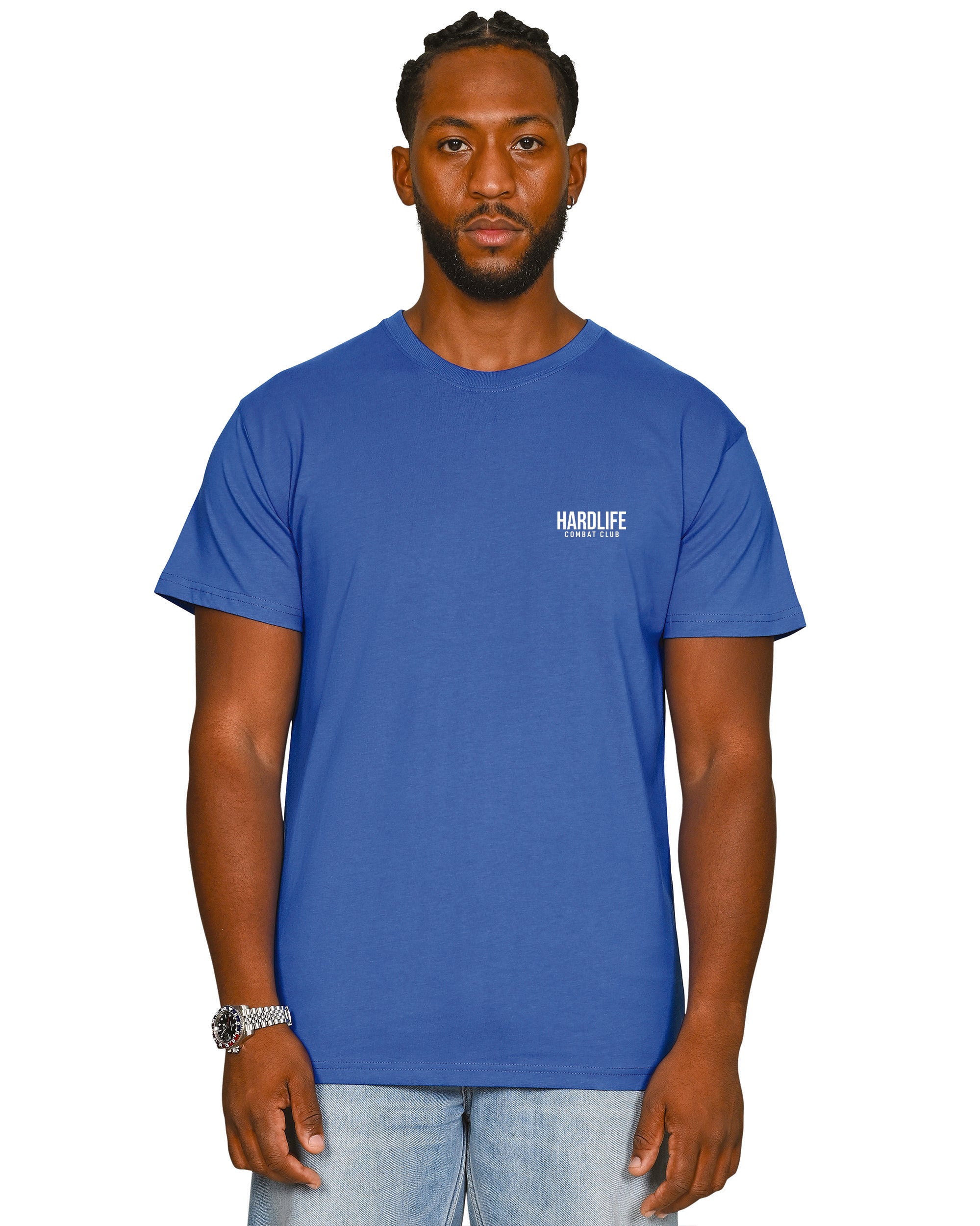 HardLife Combat Club Royal Blue T-Shirt