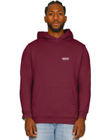 HardLife Combat Club Burgundy Hoodie