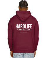 HardLife Combat Club Burgundy Hoodie