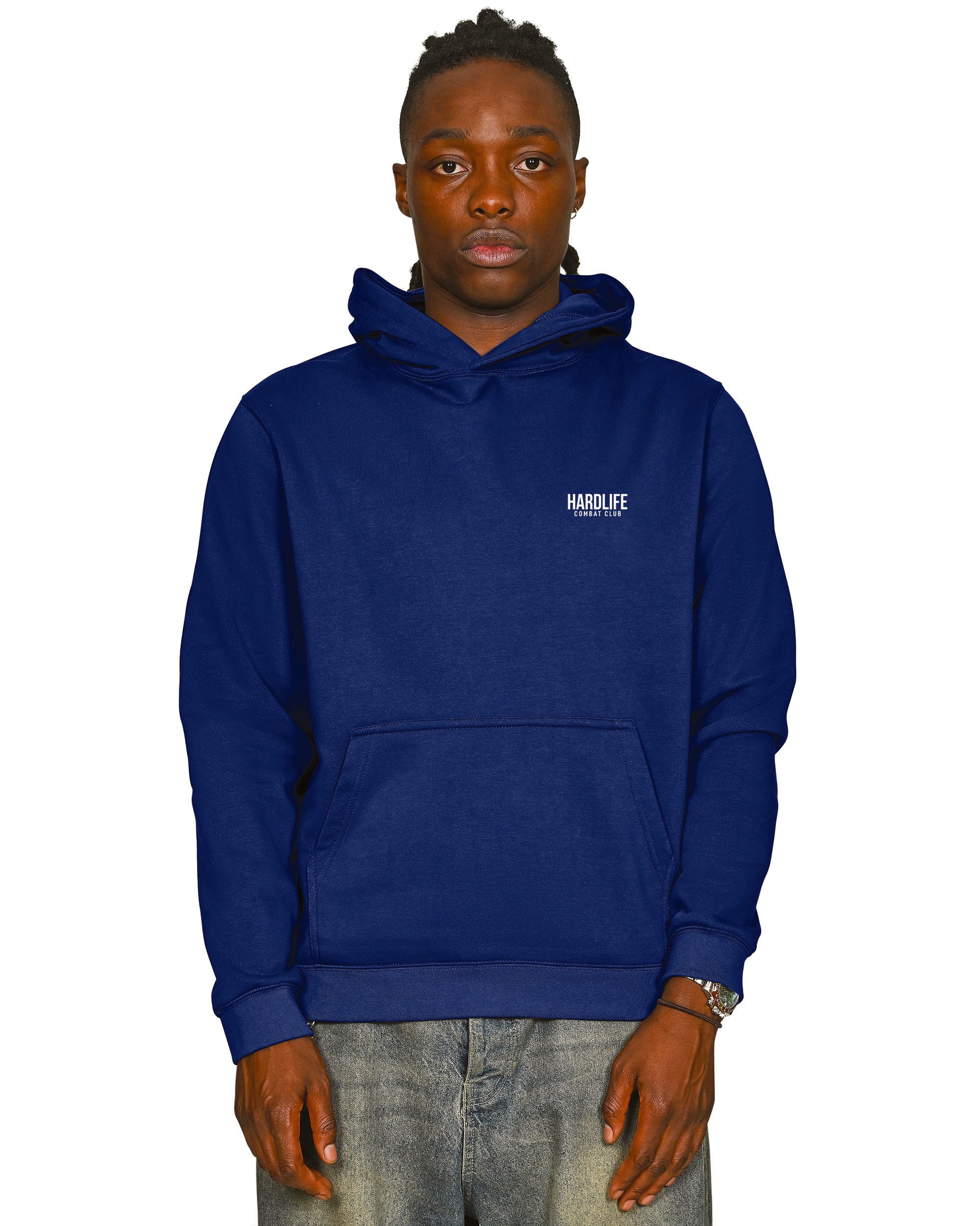 HardLife Combat Club Royal Blue Hoodie