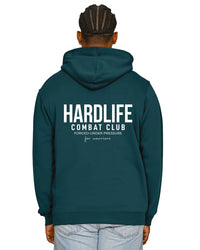 HardLife Combat Club Teal Hoodie