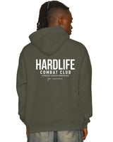 HardLife Combat Club Military Green Hoodie