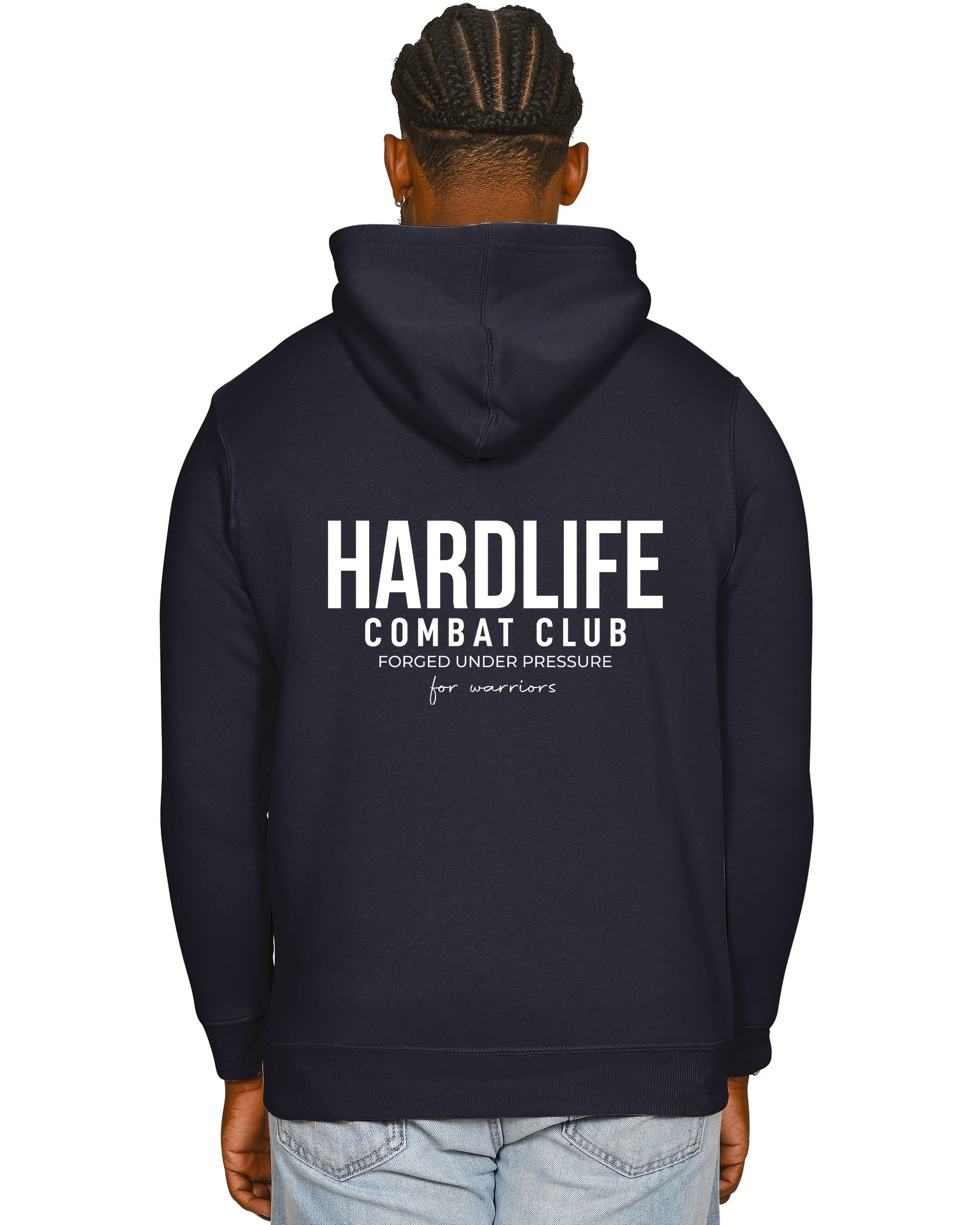 HardLife Combat Club Navy Hoodie