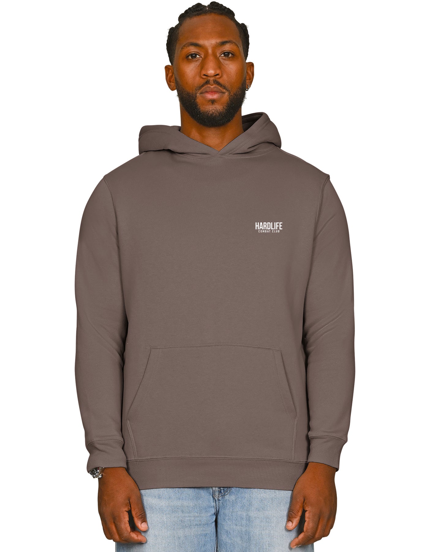 HardLife Combat Club Taupe Hoodie