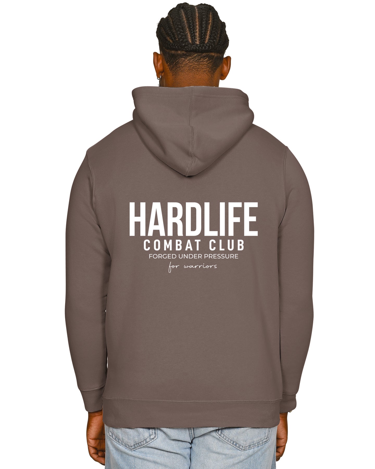 HardLife Combat Club Taupe Hoodie