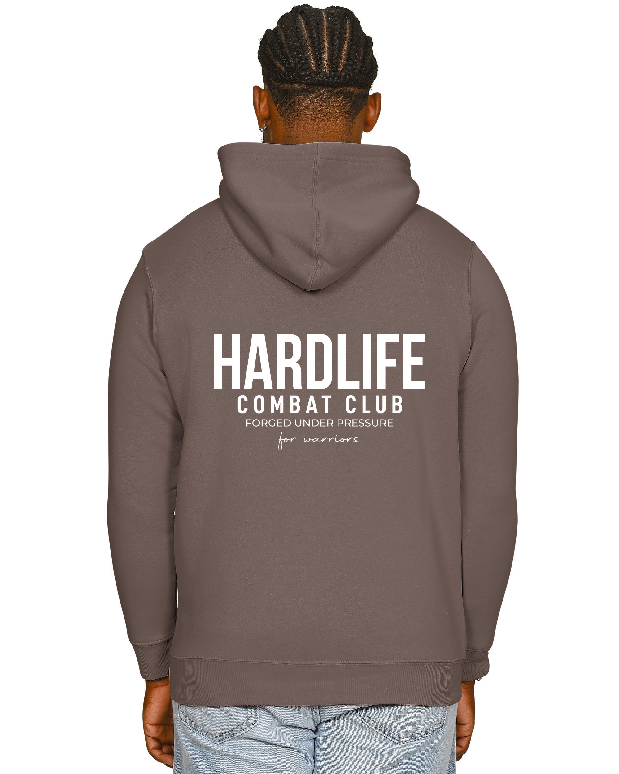 HardLife Combat Club Taupe Hoodie