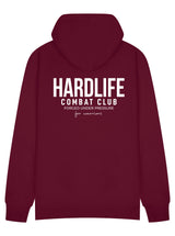 HardLife Combat Club Burgundy Hoodie