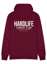 HardLife Combat Club Burgundy Hoodie