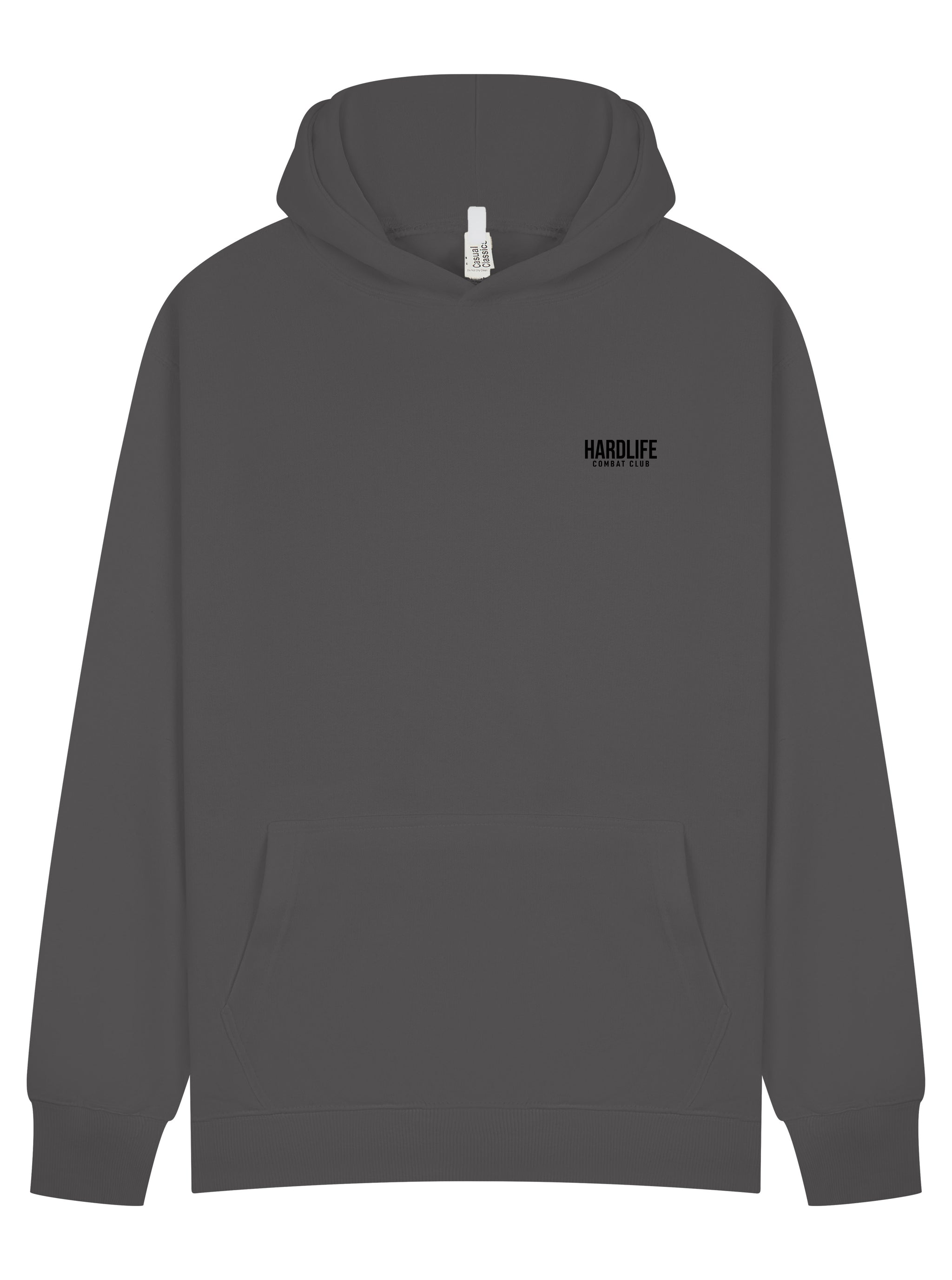 HardLife Combat Club Charcoal Hoodie
