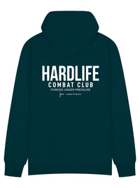 HardLife Combat Club Teal Hoodie