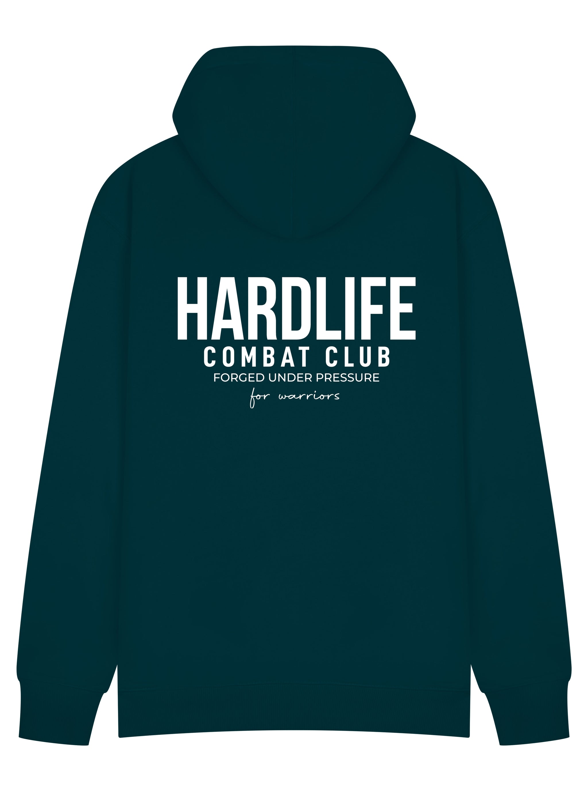 HardLife Combat Club Teal Hoodie