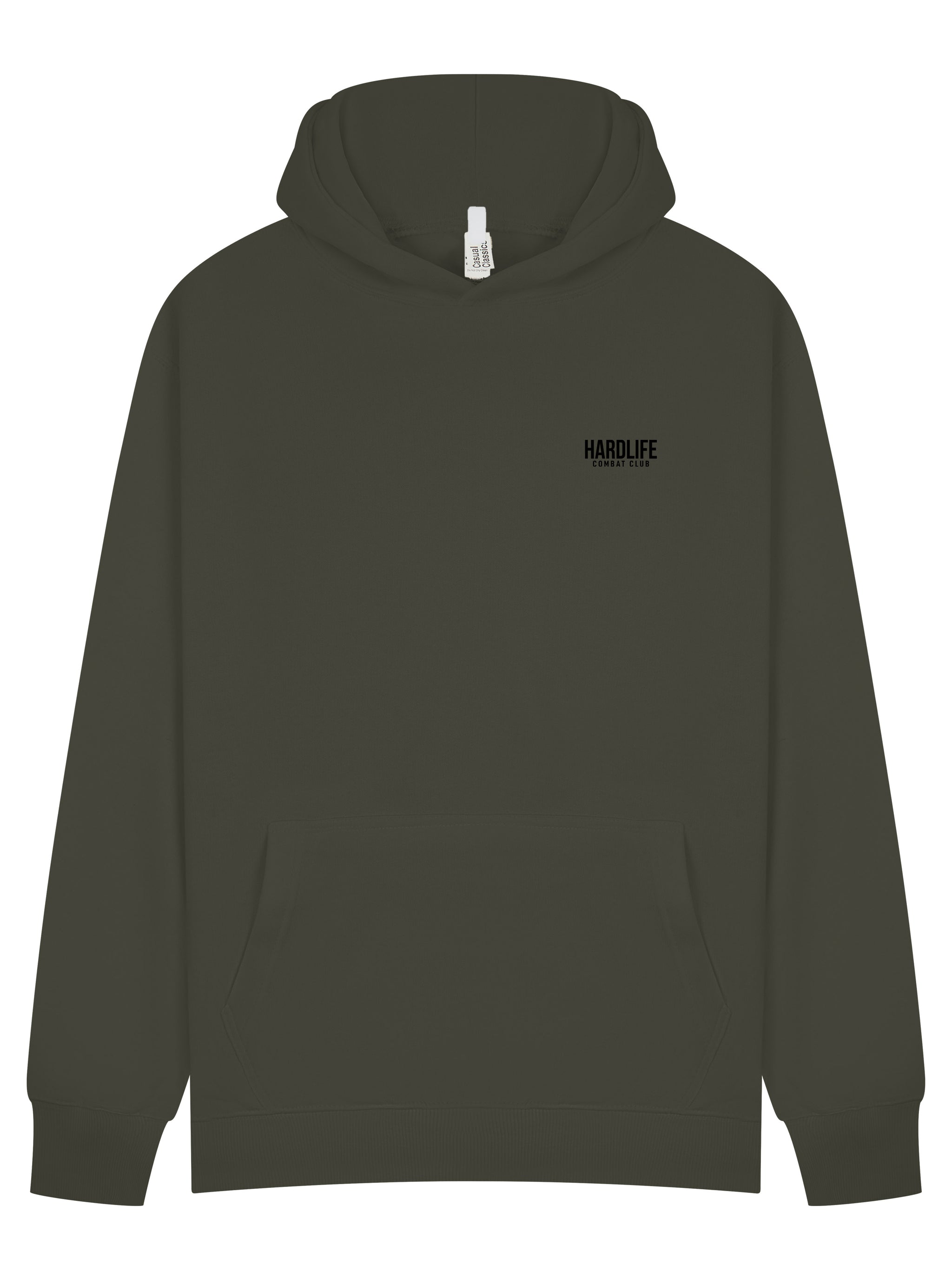 HardLife Combat Club Military Green Hoodie