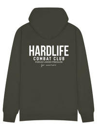 HardLife Combat Club Military Green Hoodie