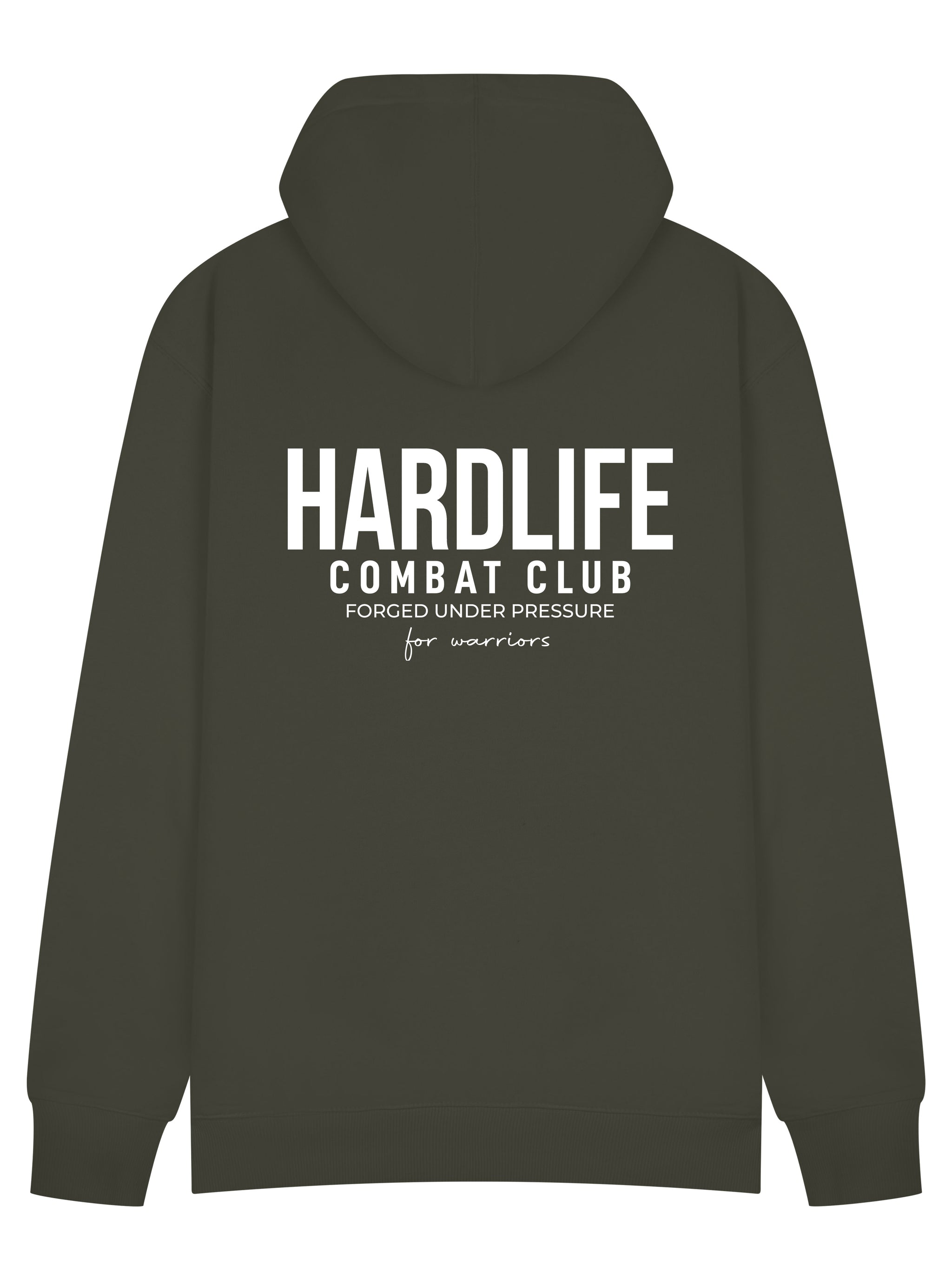 HardLife Combat Club Military Green Hoodie