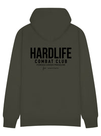 HardLife Combat Club Military Green Hoodie