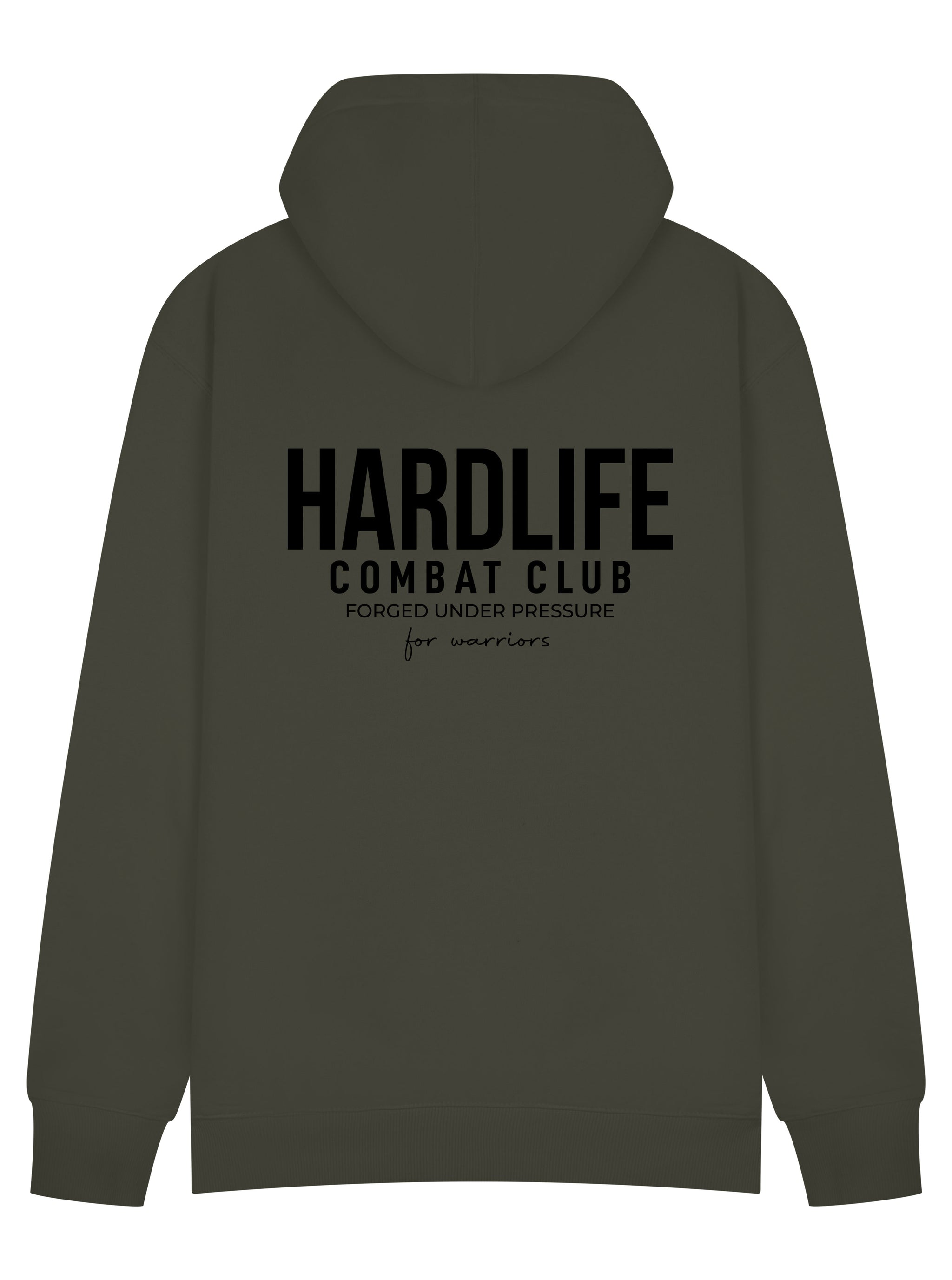 HardLife Combat Club Military Green Hoodie