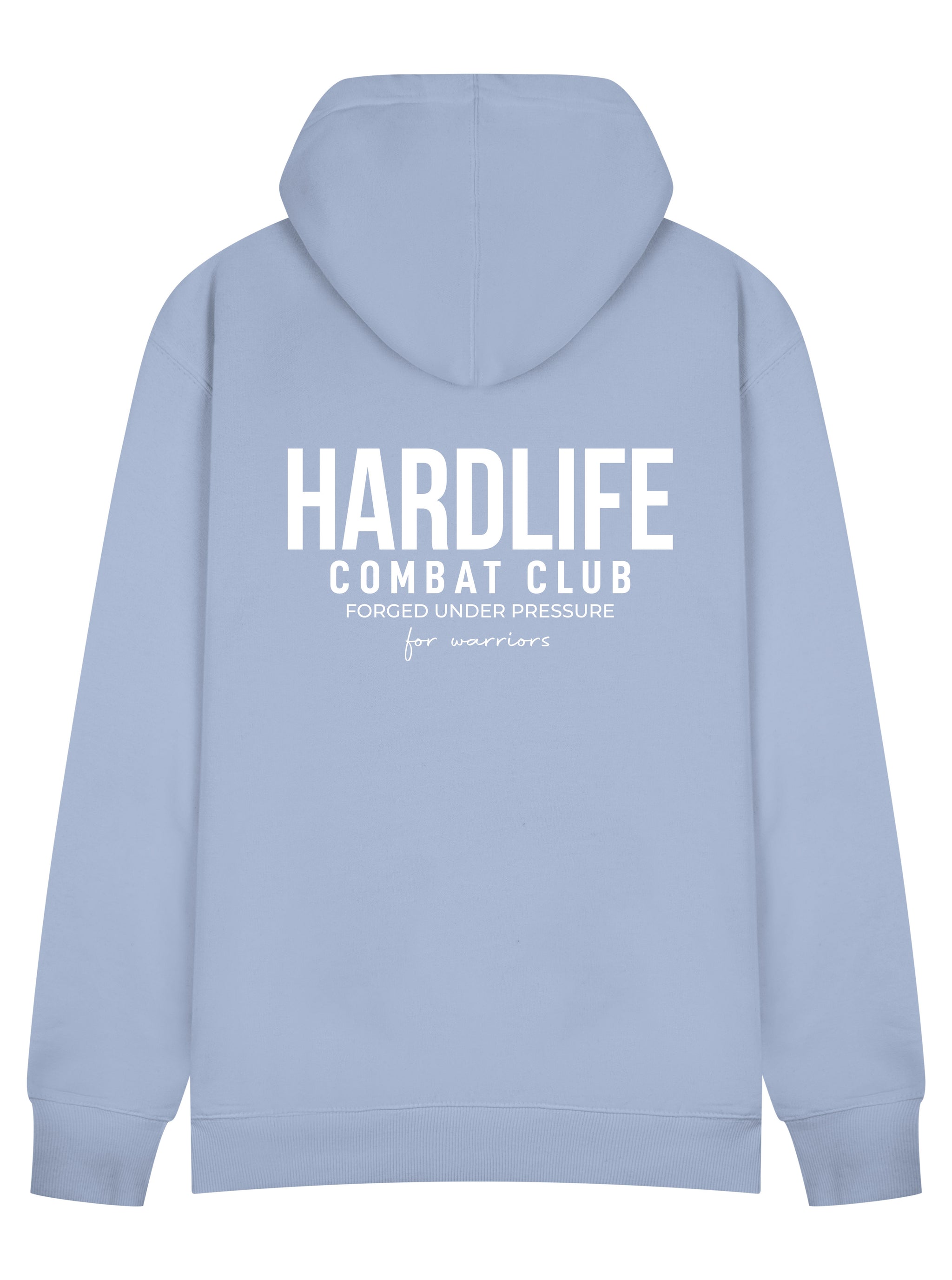 HardLife Combat Club Light Blue Hoodie