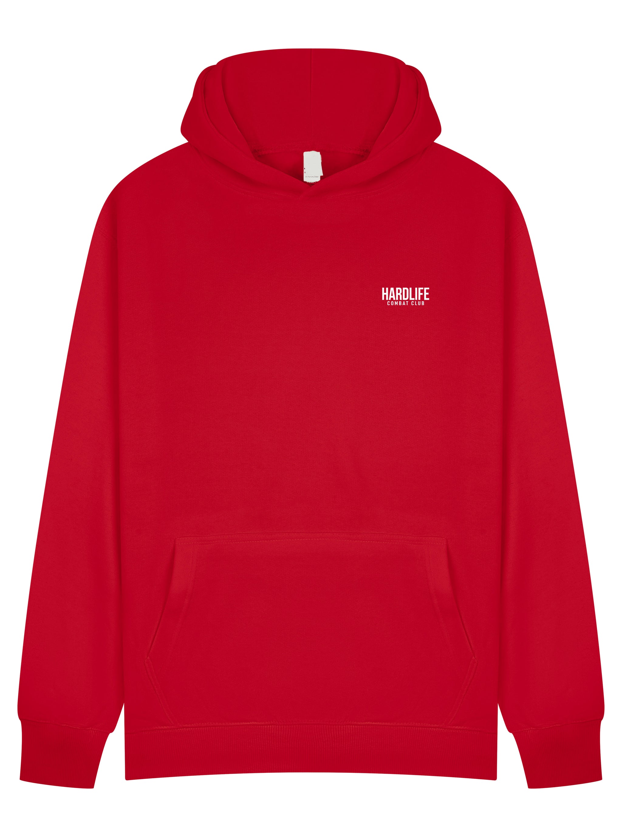 HardLife Combat Club Red Hoodie