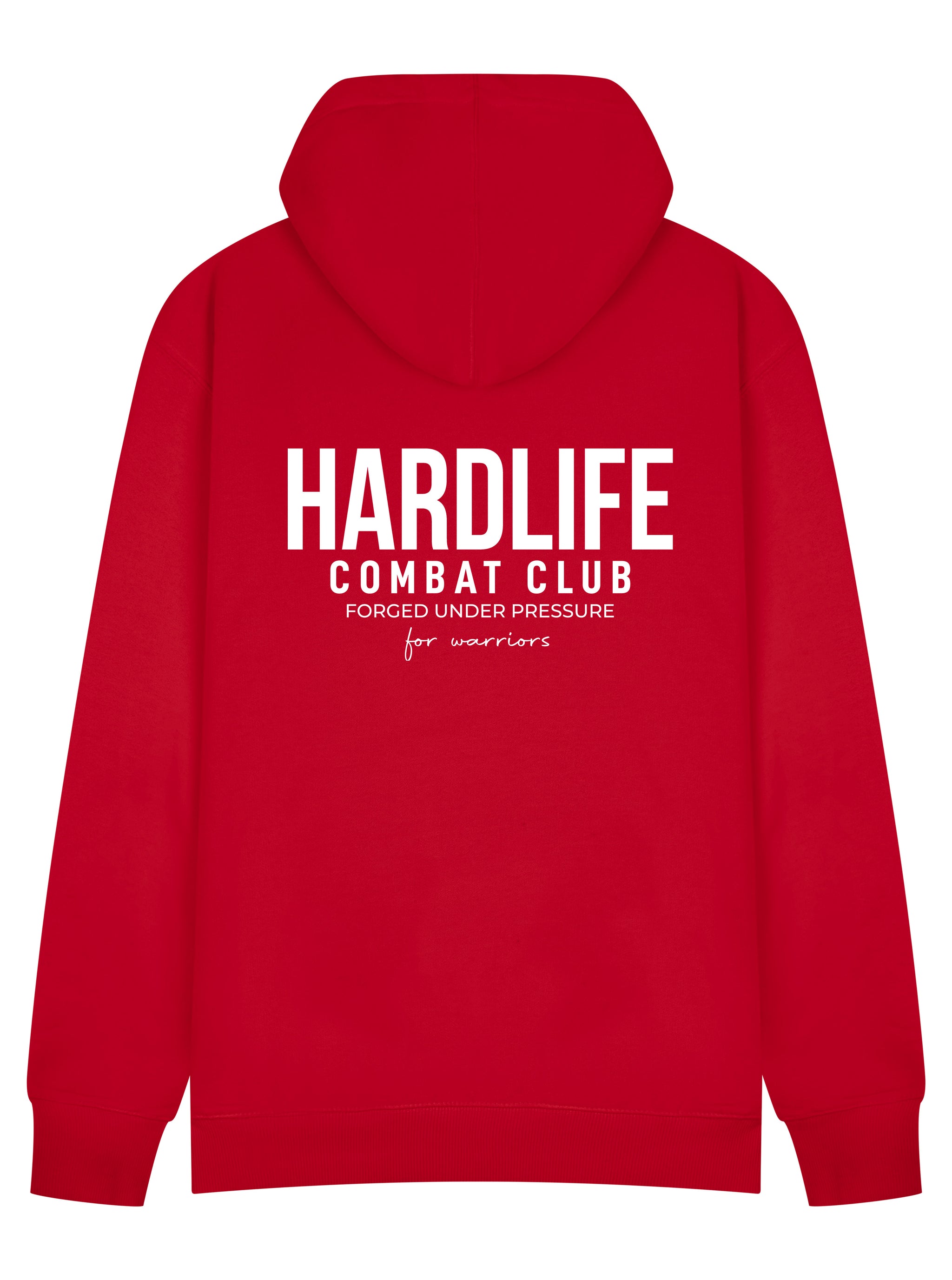 HardLife Combat Club Red Hoodie