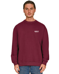 HardLife Combat Club Burgundy Sweatshirt