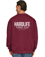 HardLife Combat Club Burgundy Sweatshirt