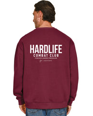 HardLife Combat Club Burgundy Sweatshirt