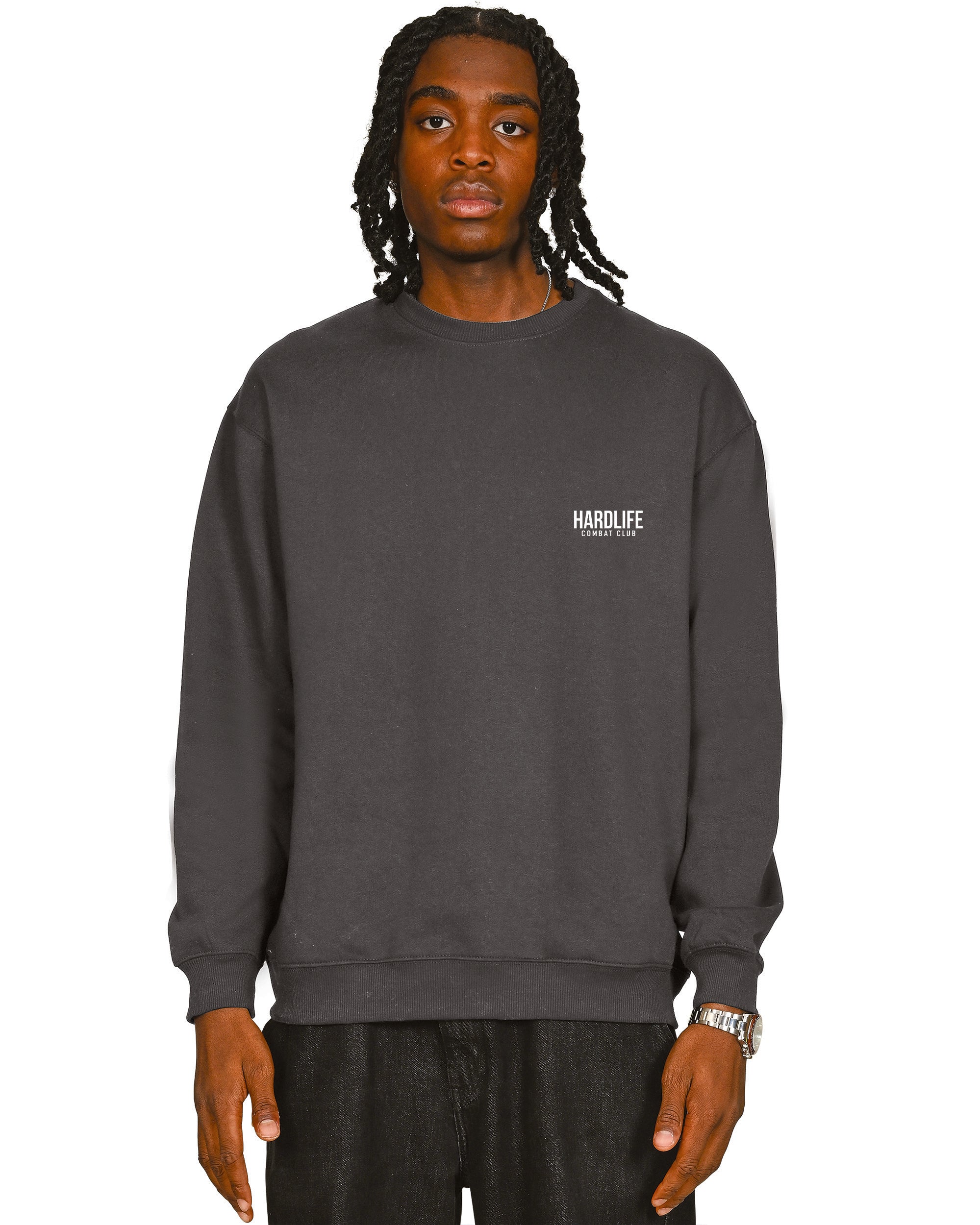 HardLife Combat Club Charcoal Sweatshirt