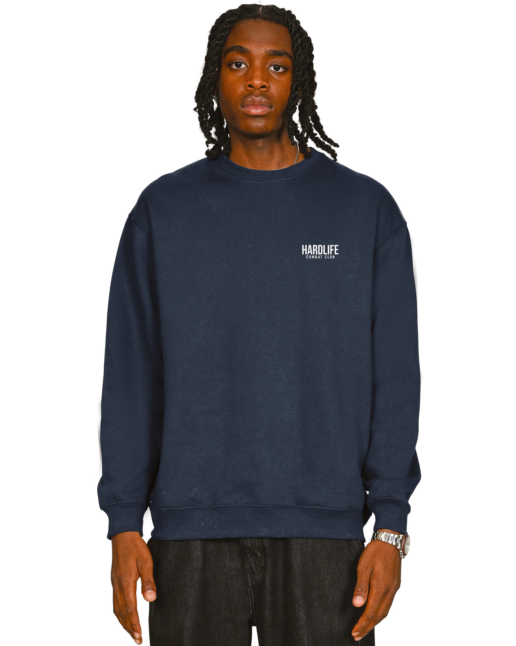 HardLife Combat Club Petrol Blue Sweatshirt
