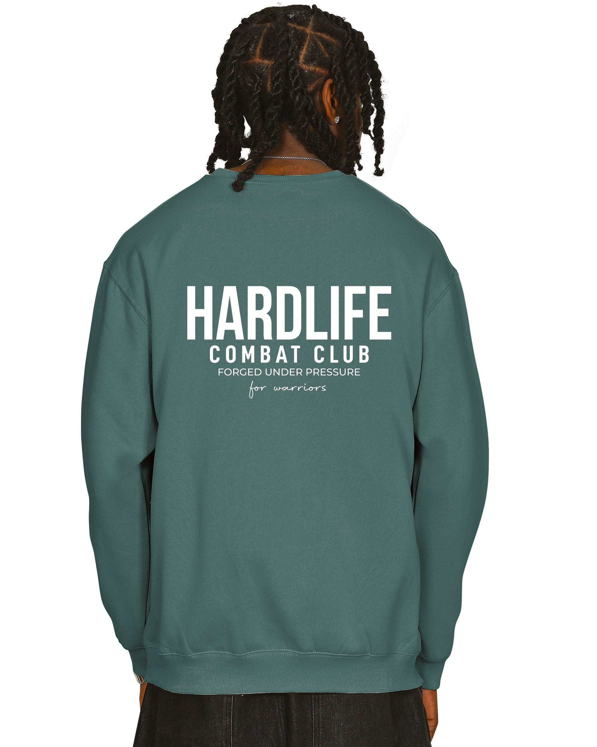 HardLife Combat Club Pine Green Sweatshirt