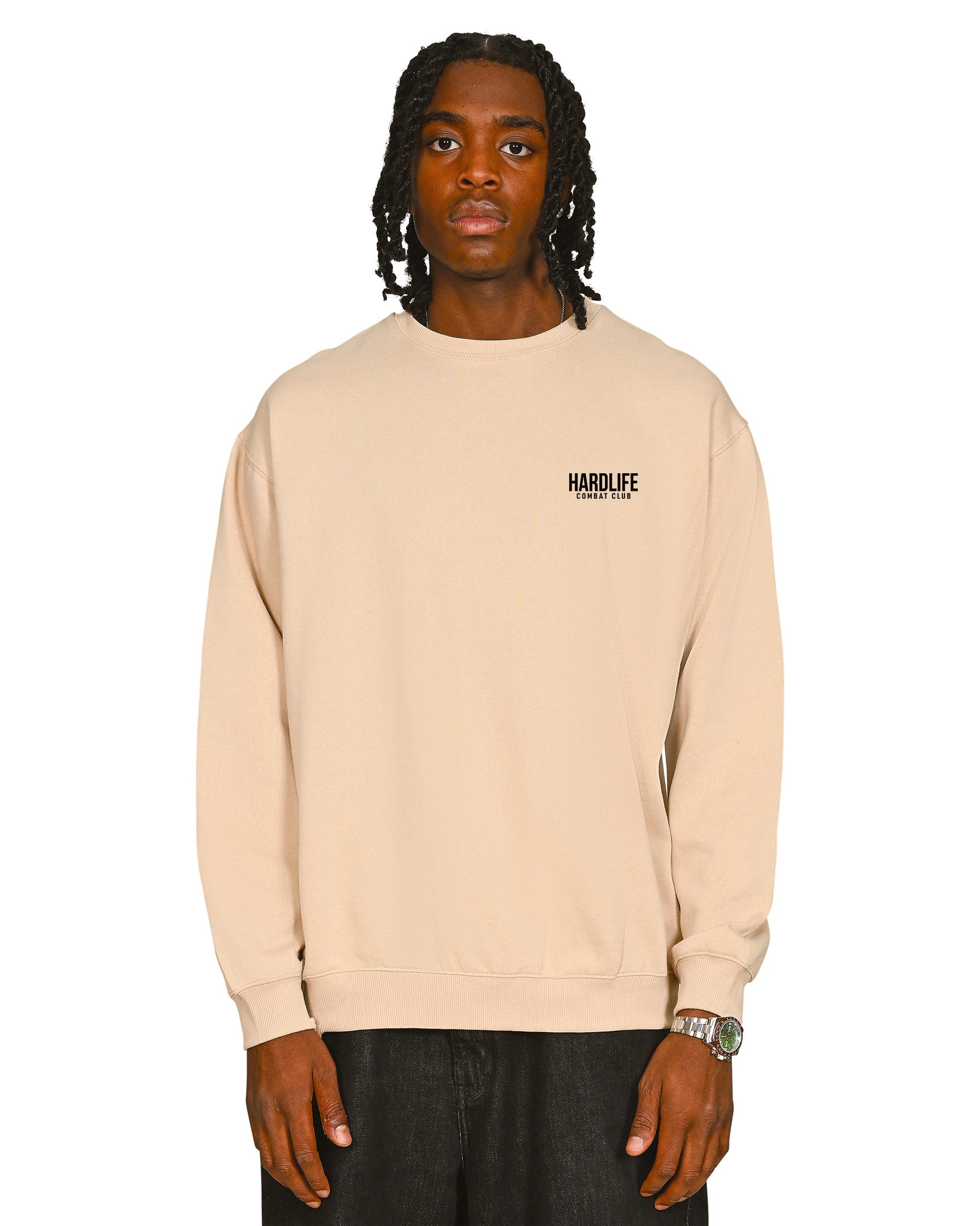 HardLife Combat Club Sand Sweatshirt