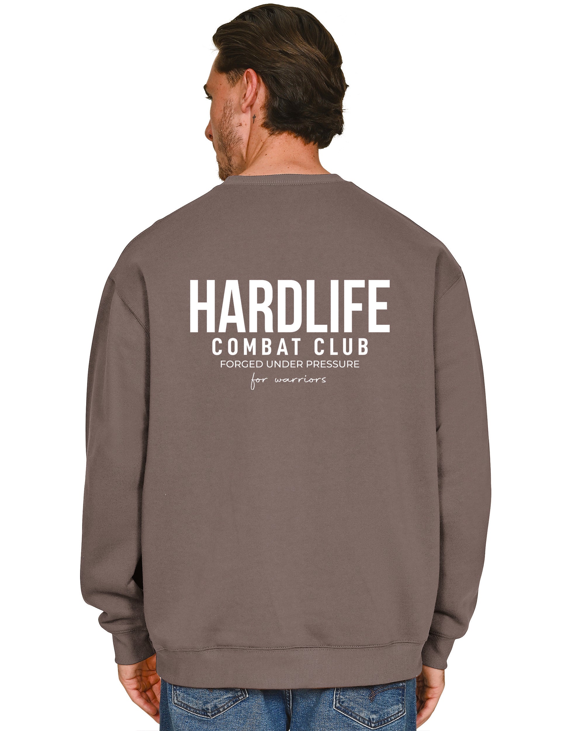 HardLife Combat Club Taupe Sweatshirt