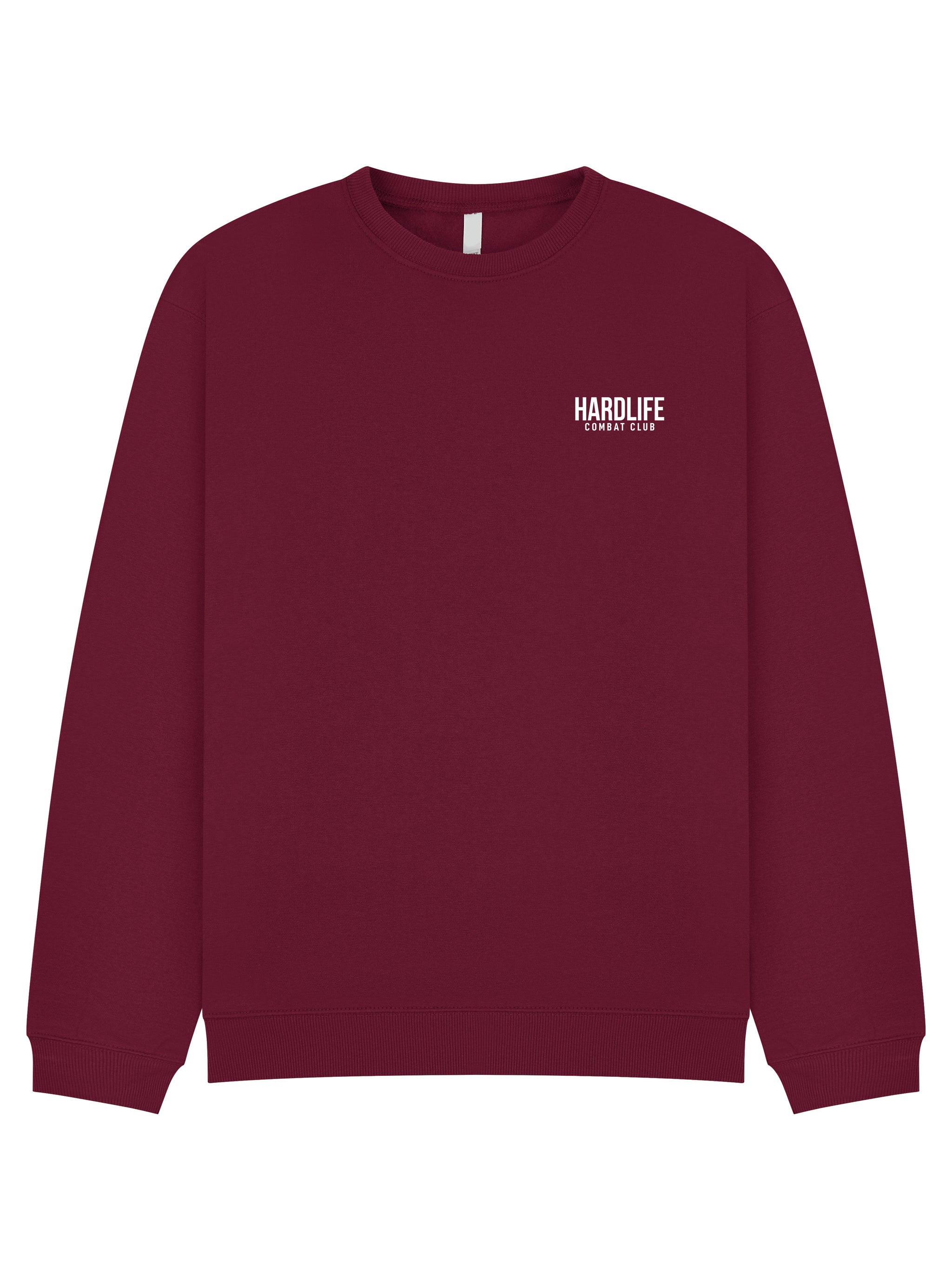 HardLife Combat Club Burgundy Sweatshirt