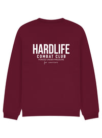 HardLife Combat Club Burgundy Sweatshirt