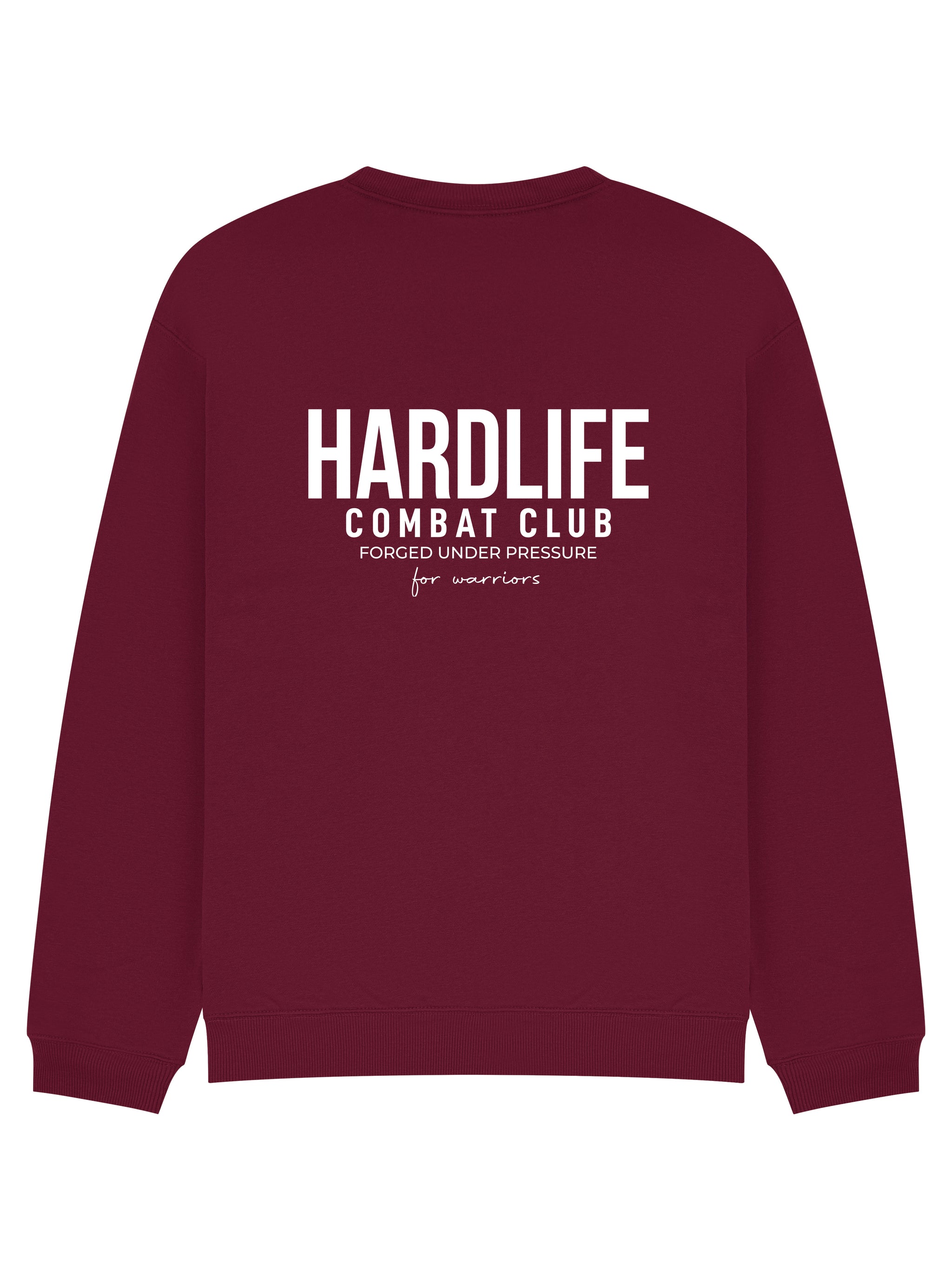HardLife Combat Club Burgundy Sweatshirt