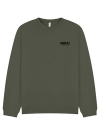 HardLife Combat Club Military Green Sweatshirt