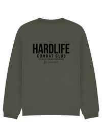 HardLife Combat Club Military Green Sweatshirt