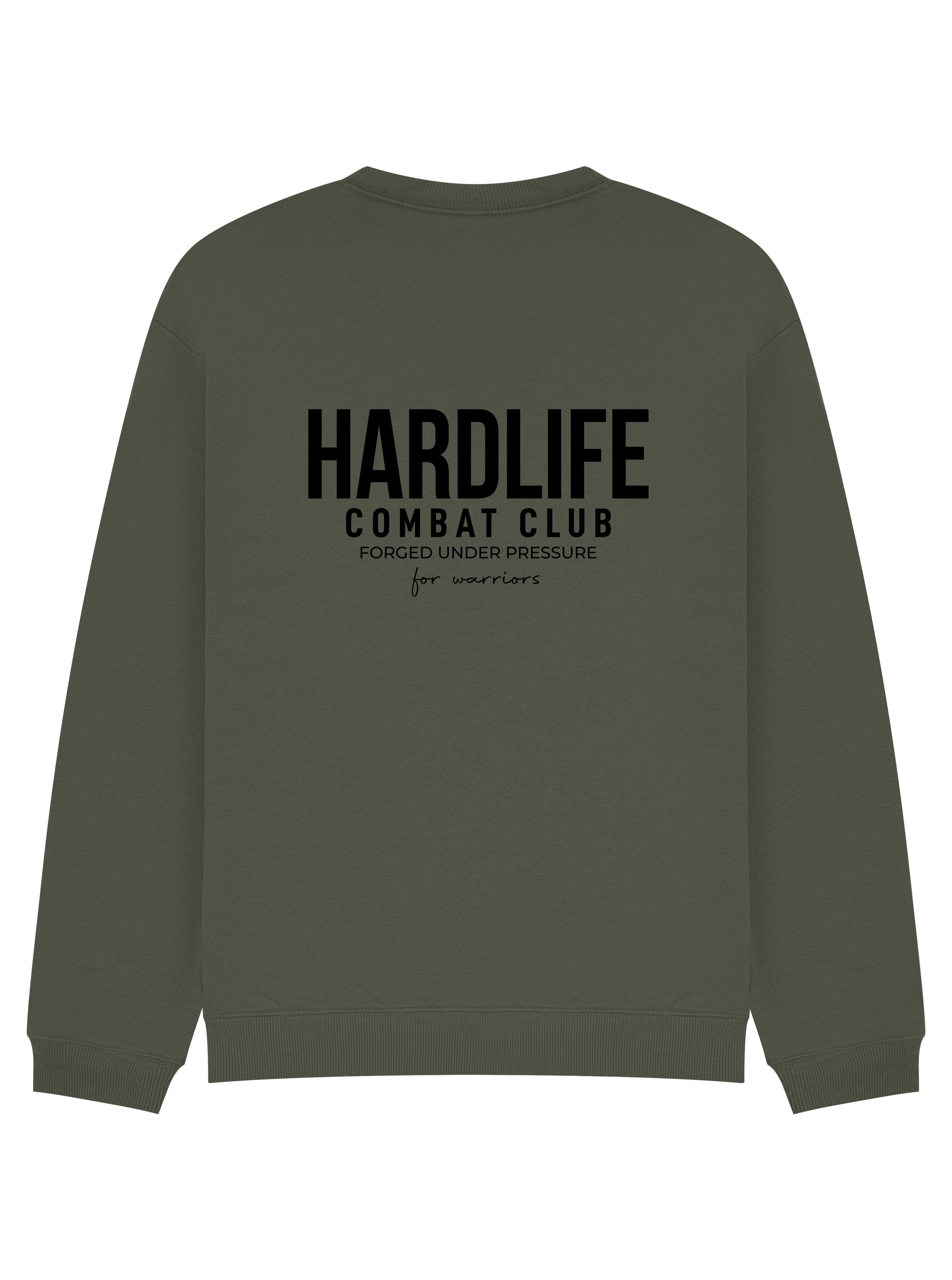 HardLife Combat Club Military Green Sweatshirt