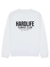 HardLife Combat Club White Sweatshirt