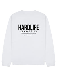HardLife Combat Club White Sweatshirt