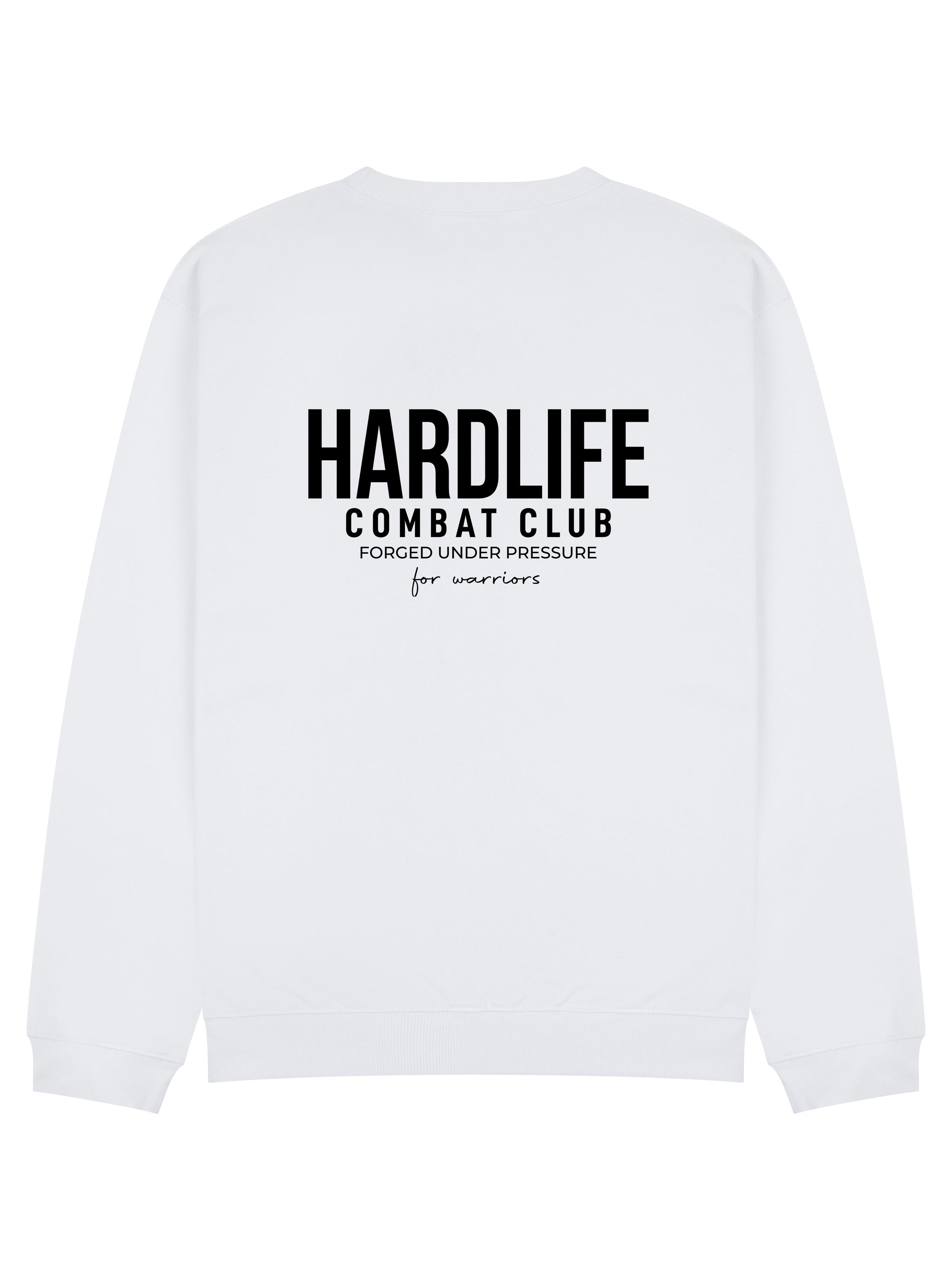 HardLife Combat Club White Sweatshirt