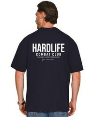 HardLife Combat Club Navy Oversized T-Shirt