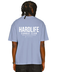 HardLife Combat Club Light Blue Oversized T-Shirt