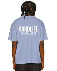 HardLife Combat Club Light Blue Oversized T-Shirt