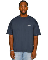 HardLife Combat Club Petrol Blue Oversized T-Shirt