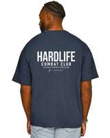 HardLife Combat Club Petrol Blue Oversized T-Shirt