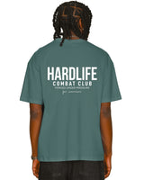HardLife Combat Club Pine Green Oversized T-Shirt